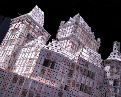 Удивительный карточный скульптор Брайан Берг