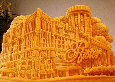 Скульптуры из сыра как произведение искусств