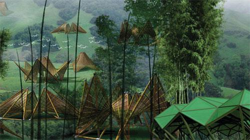 Землетрясение  вдохновило китайца на создание  домов-оригами