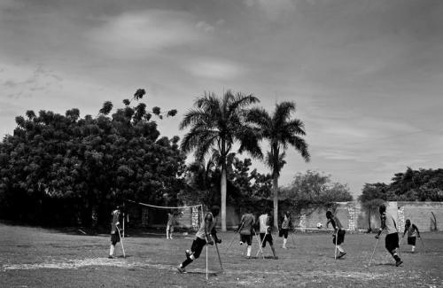 Гаитянская футбольная команда инвалидов-ампутантов