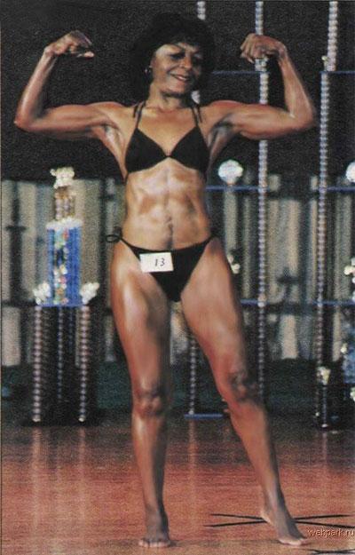 Супербабушка предпочитает бодибилдинг