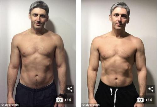45-летний отец троих детей с пивным животиком за 12 недель превратился в бога фитнеса