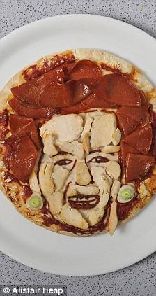 Пиццы улыбнулись знаменитыми лицами