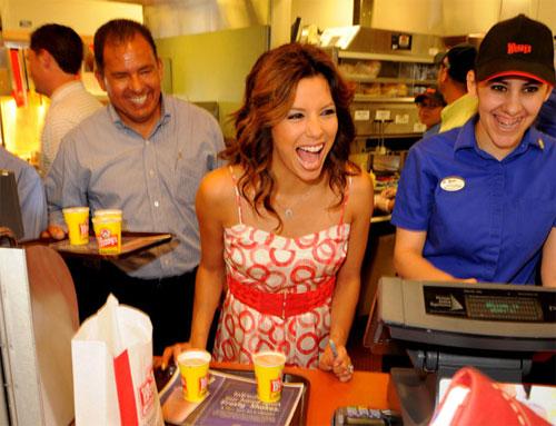 Ева Лонгория  подалась в продавщицы