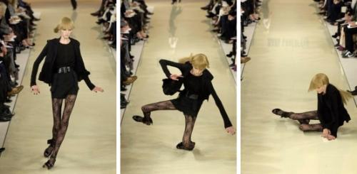 Жертвы неудобной обуви, длинных платьев и скользких полов