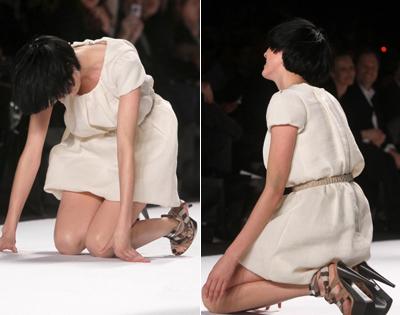 Жертвы неудобной обуви, длинных платьев и скользких полов