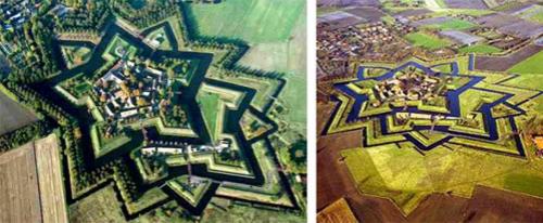 Средневековые бастионы притворились звёздами