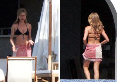 41-летняя Дженнифер Энистон в бикини произвела фурор