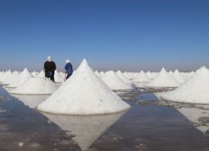 Места, где добывают соль, в фотографиях