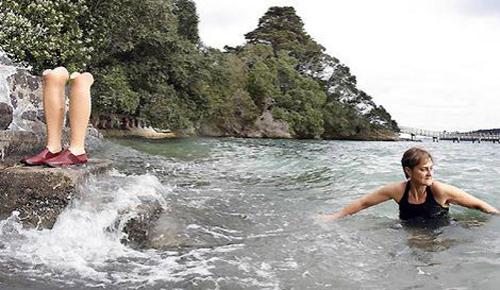 Женщина-инвалид стала русалкой с помощью спецэффекта