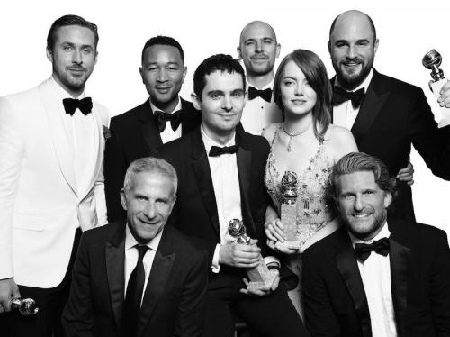 Выразительные чёрно-белые портреты лауреатов премии «Золотой глобус» 2017