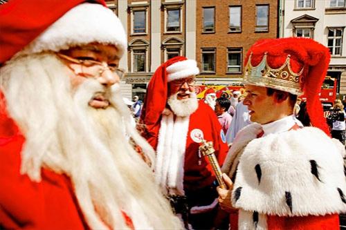 В Копенгагене  прошёл конгресс Санта-Клаусов и Дедов Морозов