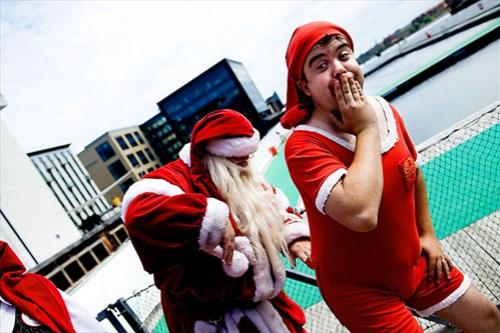 В Копенгагене  прошёл конгресс Санта-Клаусов и Дедов Морозов