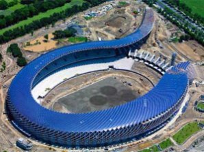 Эко-стадион в Тайване работает на солнечных батареях