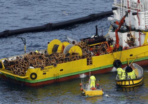 Подъем затонувшего лайнера Costa Concordia