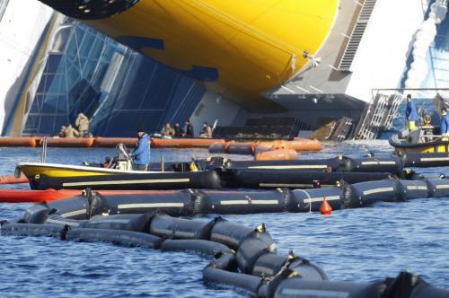 Подъем затонувшего лайнера Costa Concordia