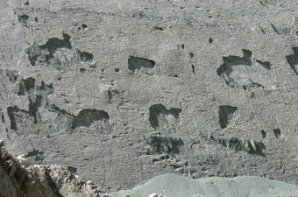 Стене динозавров в Боливии 68 млн лет