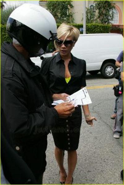 Викторию Бекхем поймала полиция