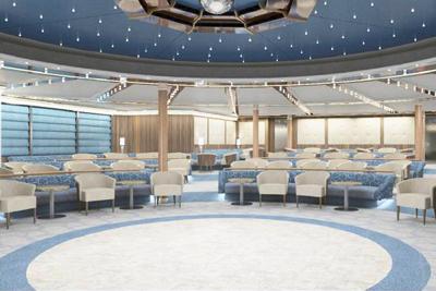 32000-тонный пассажирский корабль преодолел барьер Темзы