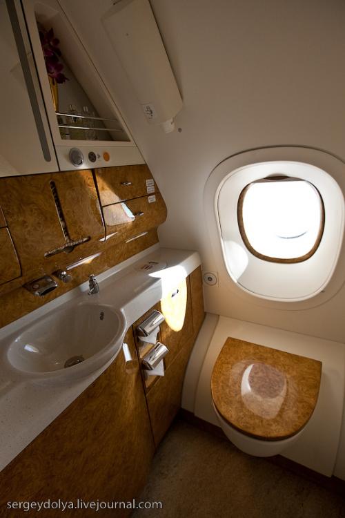 Фантастический Airbus А380: взгляд изнутри