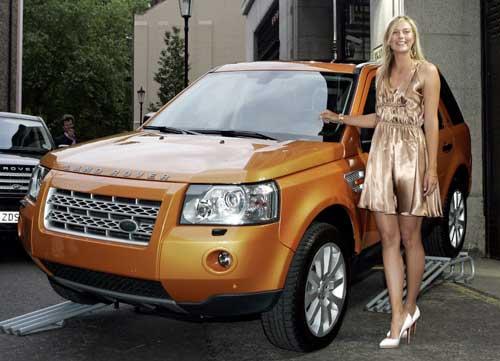 Мария Шарапова стала лицом Land Rover