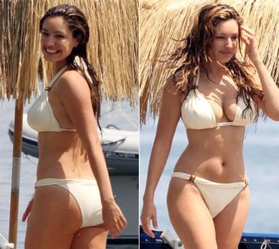 Лучшие пляжные наряды Рианны и Келли Брук