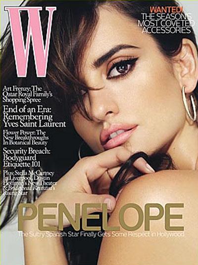 Очаровательная Пенелопа Круз  появится в журнале W Magazine