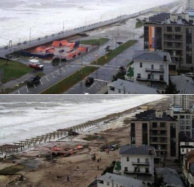 Уникальные фото: эпицентр урагана Сэнди глазами очевидцев