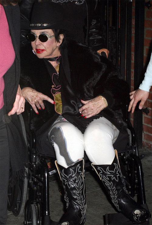 Элизабет Тейлор перевоплотилась в Майкла Джексона