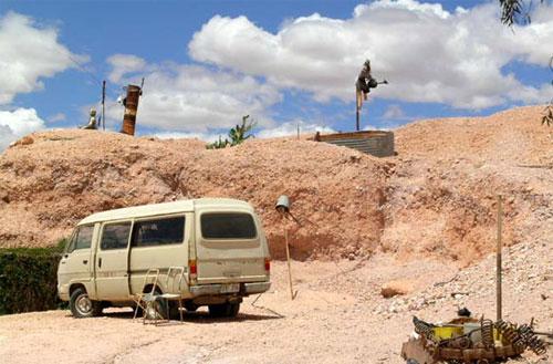 Опаловый город под землёй