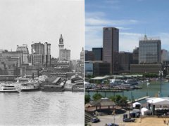 Изменения городов со временем