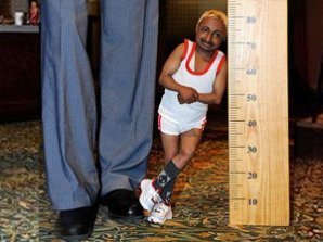 Самый маленький культурист приехал в Лондон