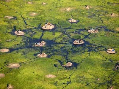Обитаемые болота Судд в Южном Судане