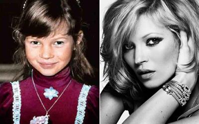 Супермодели в детстве и юности