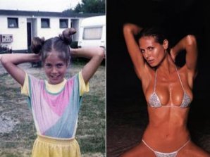 Супермодели в детстве и юности