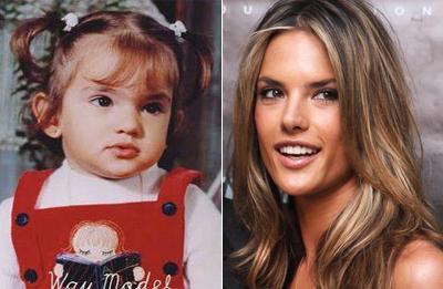 Супермодели в детстве и юности