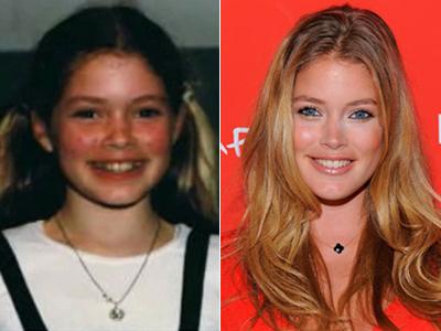 Супермодели в детстве и юности