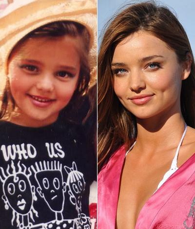 Супермодели в детстве и юности