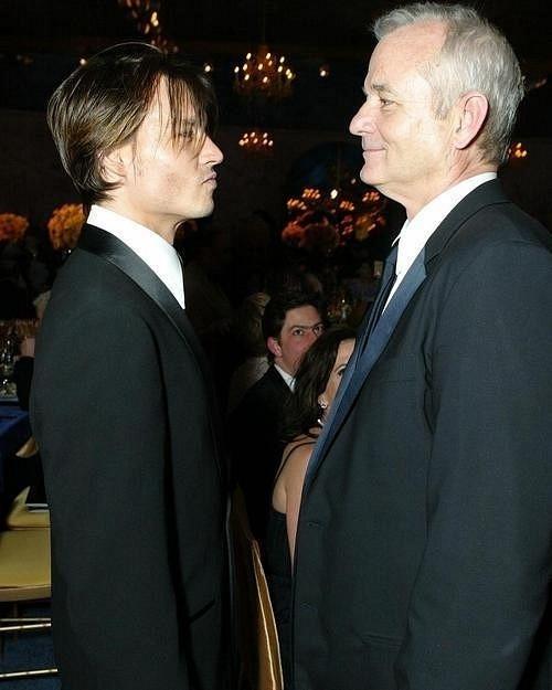 Джонни Депп с «коллегами по цеху»