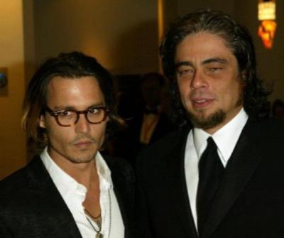 Джонни Депп с «коллегами по цеху»