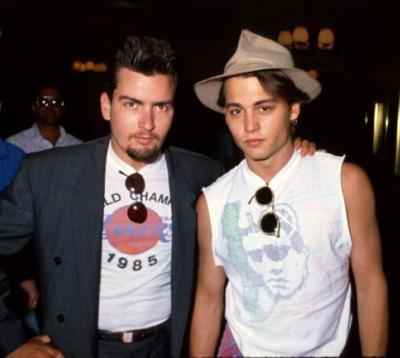 Джонни Депп с «коллегами по цеху»