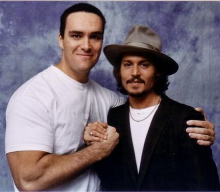 Джонни Депп с «коллегами по цеху»