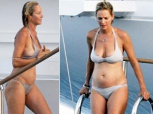 Беременная Ума Турман показала живот