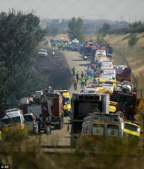 Самолёт рухнул в аэропорту Мадрида