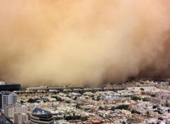 Столицу Саудовской Аравии накрыла песчаная буря