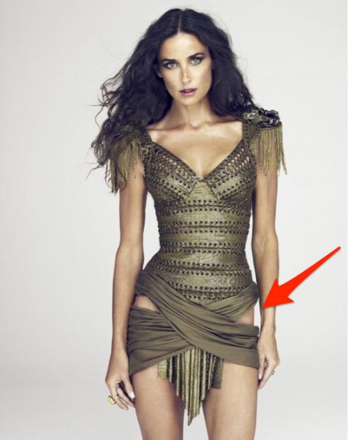 Ляпы фотошопа на обложках популярных журналов