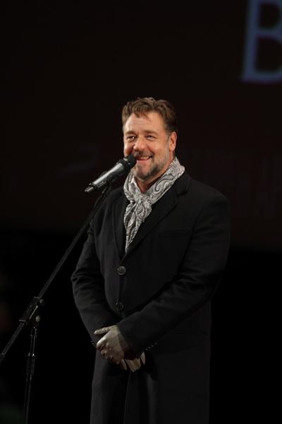 Рассел Кроу и российские знаменитости на премьере «Ноя»