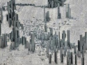 Художник выстроил небоскребы… из скрепок