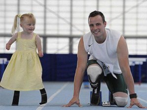 Элли и Оскар выиграли забег без ног