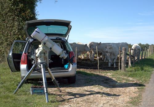 Atlantis и Hubble засняли на фоне Солнца